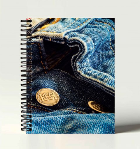 Caderno Universitário Escolar 1 Matéria / 100 Folhas