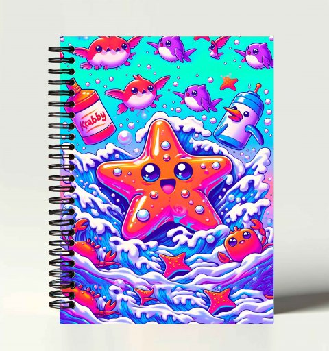 Caderno Universitário Escolar 1 Matéria / 100 Folhas