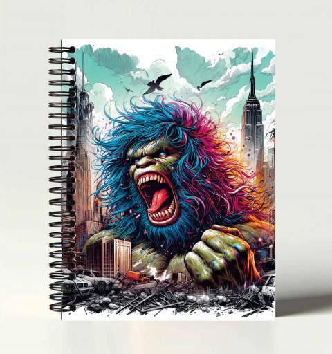 Caderno Universitário Escolar 1 Matéria / 100 Folhas