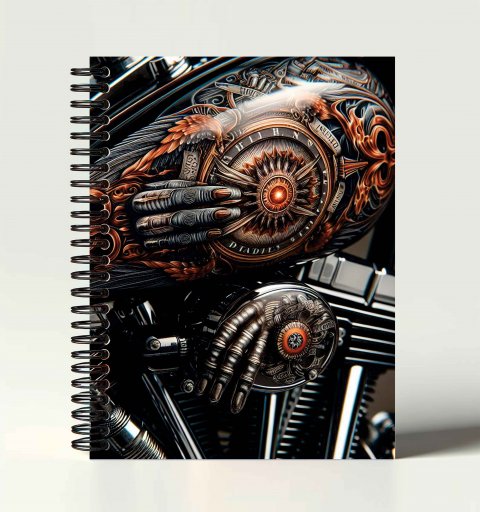 Caderno Universitário Escolar 1 Matéria / 100 Folhas