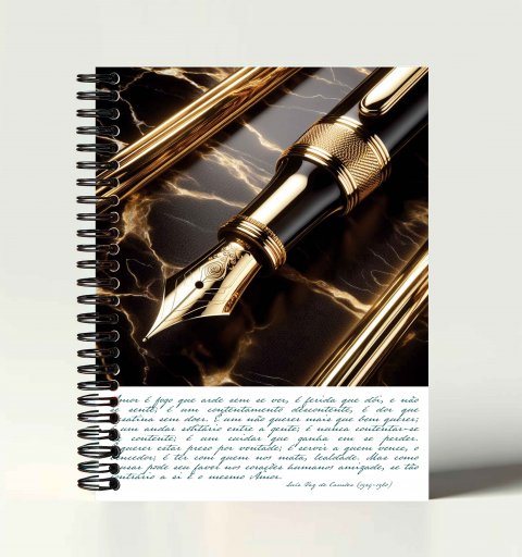 Caderno Universitário Escolar 1 Matéria / 100 Folhas