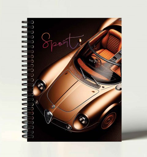 Caderno Universitário Escolar 1 Matéria / 100 Folhas