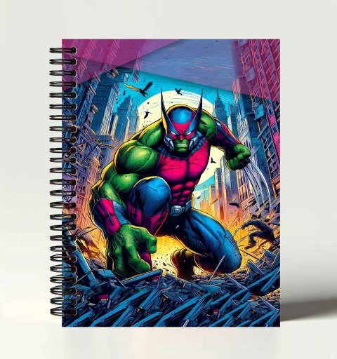 Caderno Universitário Escolar 1 Matéria / 100 Folhas