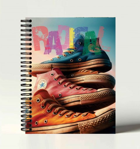 Caderno Universitário Escolar 1 Matéria / 100 Folhas