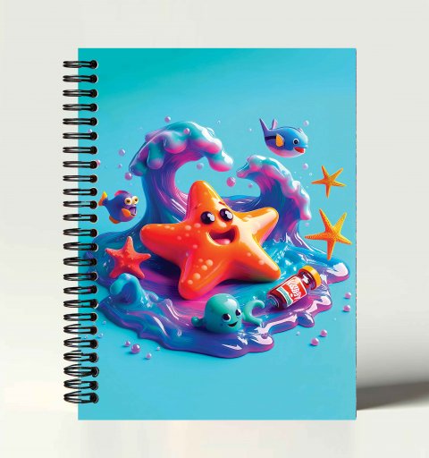 Caderno Universitário Escolar 1 Matéria / 100 Folhas