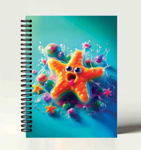 Caderno Universitário Escolar 1 Matéria / 100 Folhas